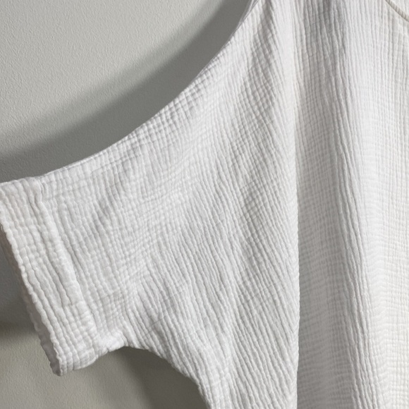 Jess & Jane Gauzy Cotton Top Boxy Medium - Picture 4 of 10